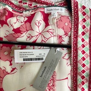 Poupette St Barth Pink Floral Kimono